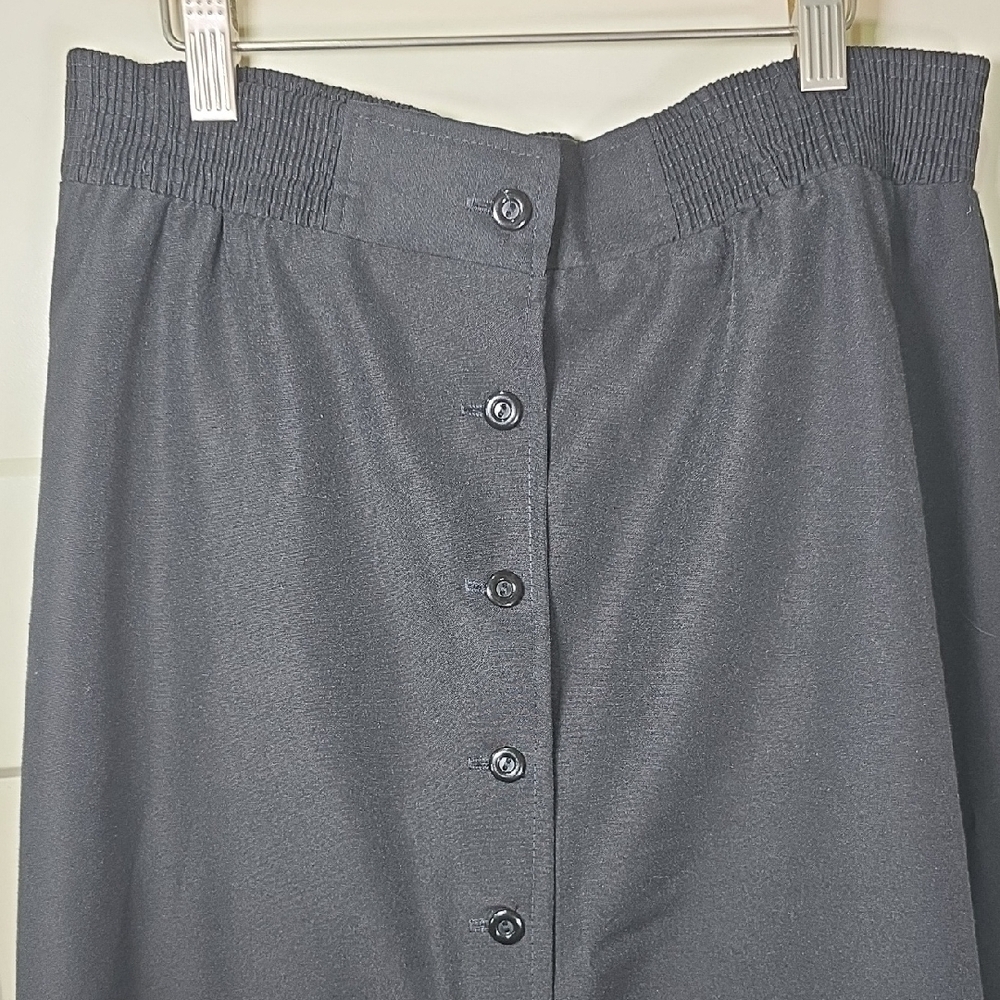 VINTAGE USA ILGWU UNION Made Button-Down Women's Skirt - Picture 2 of 4
